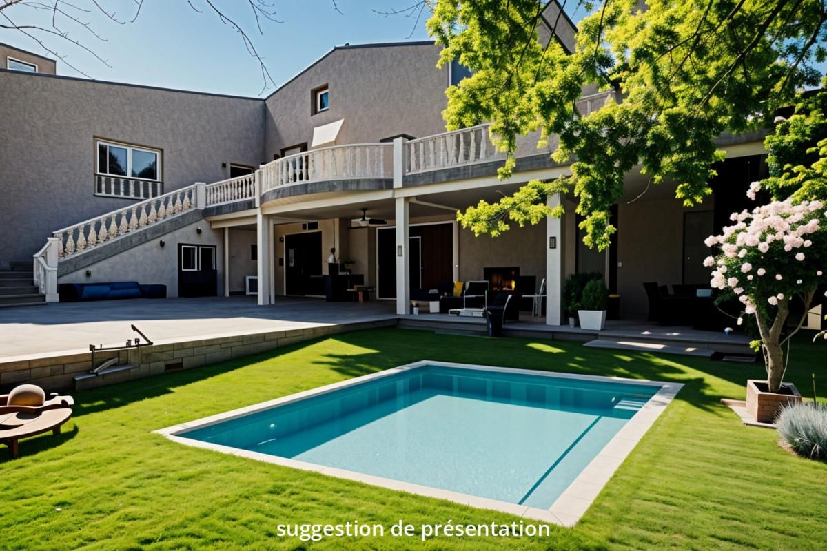 Maison Vigneronne 247 m2 avec terrasse et jardin + appartement 74m2 + garage 95m2 + garage 40m2