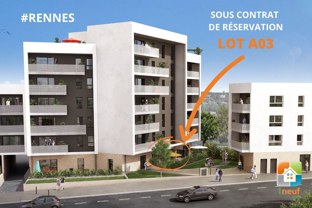 35000 RENNES - Appartement  3 pièces - 61,51m2