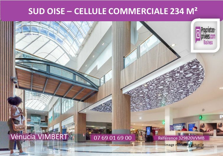 Sud Oise ! A Louer, Local commercial 234 m², emplacement N°1
