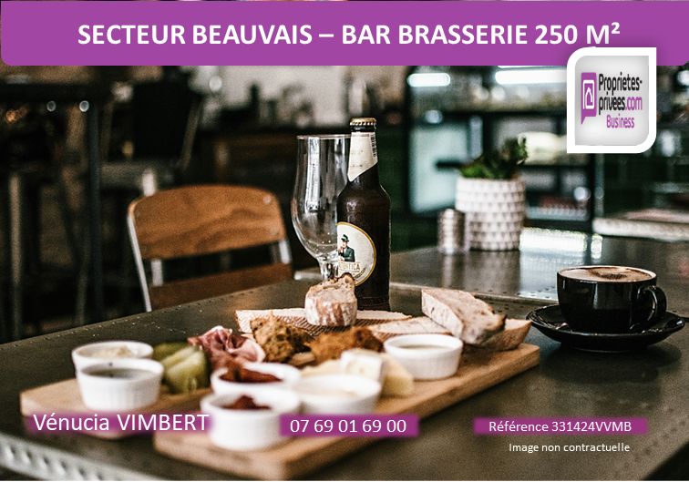 BEAUVAIS Oise ! Axe Principal, Fonds de commerce Bar Brasserie 250 m² 1