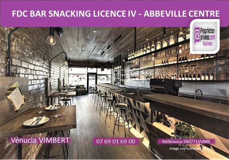 ABBEVILLE Abbeville Centre ! Fonds de commerce Bar Licence IV, FDJ 1