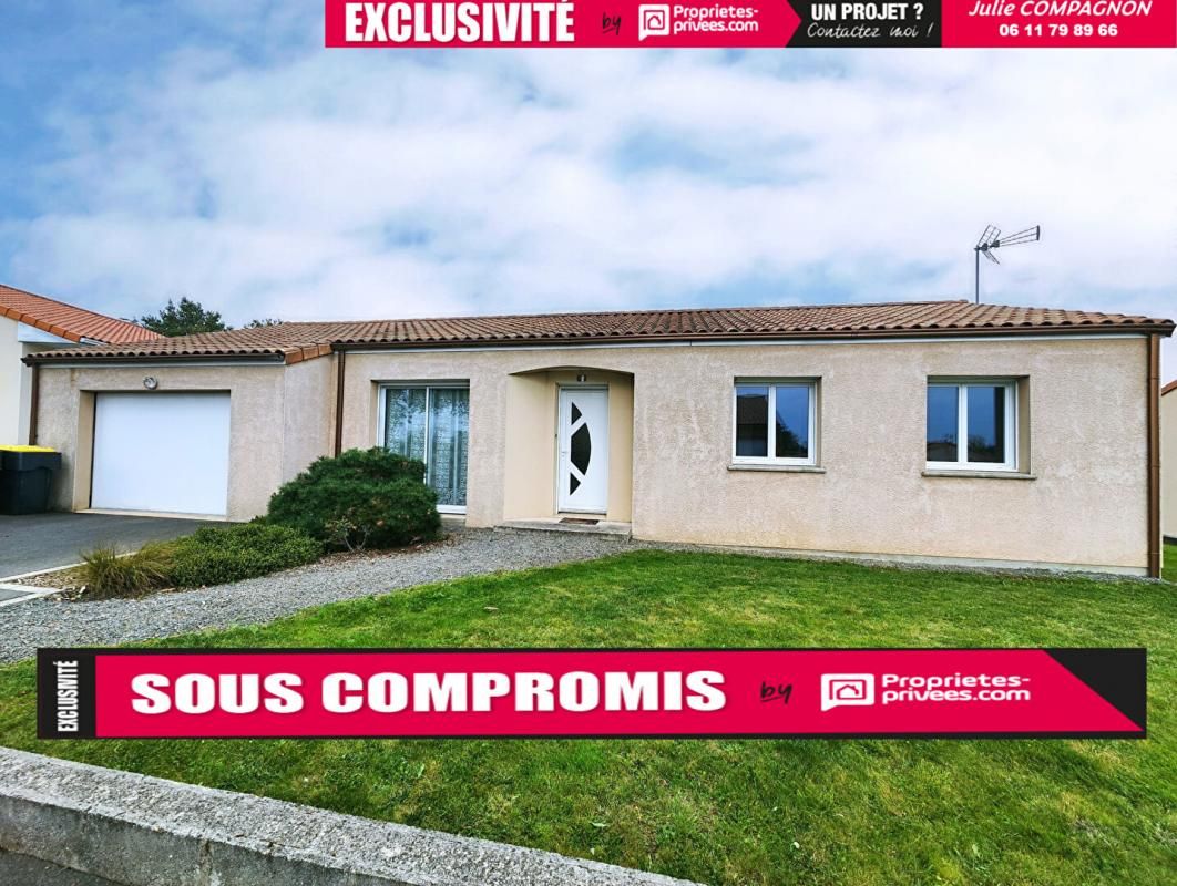 Pavillon plain-pied 100 m² env. - 3 chambres - jardin - pergola