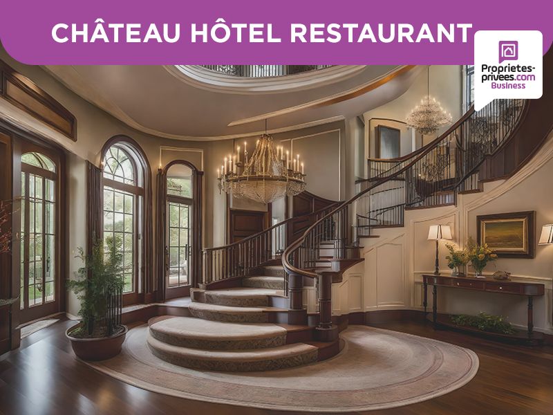 Exclusif : MURS + FONDS  CHATEAU HOTEL RESTAURANT  4 étoiles 2375 m² secteur MEUSE