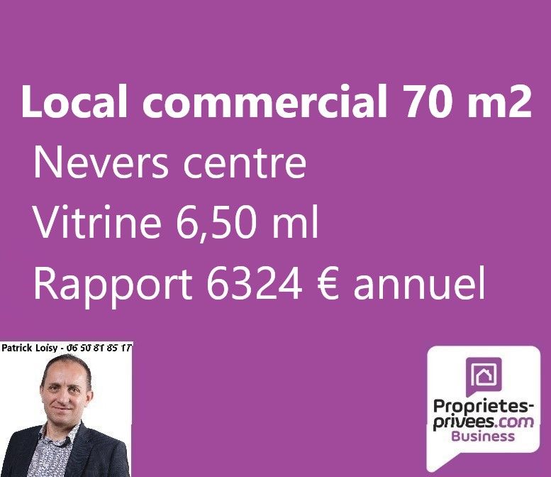NEVERS 58000 NEVERS - LOCAL COMMERCIAL 70 m² 1