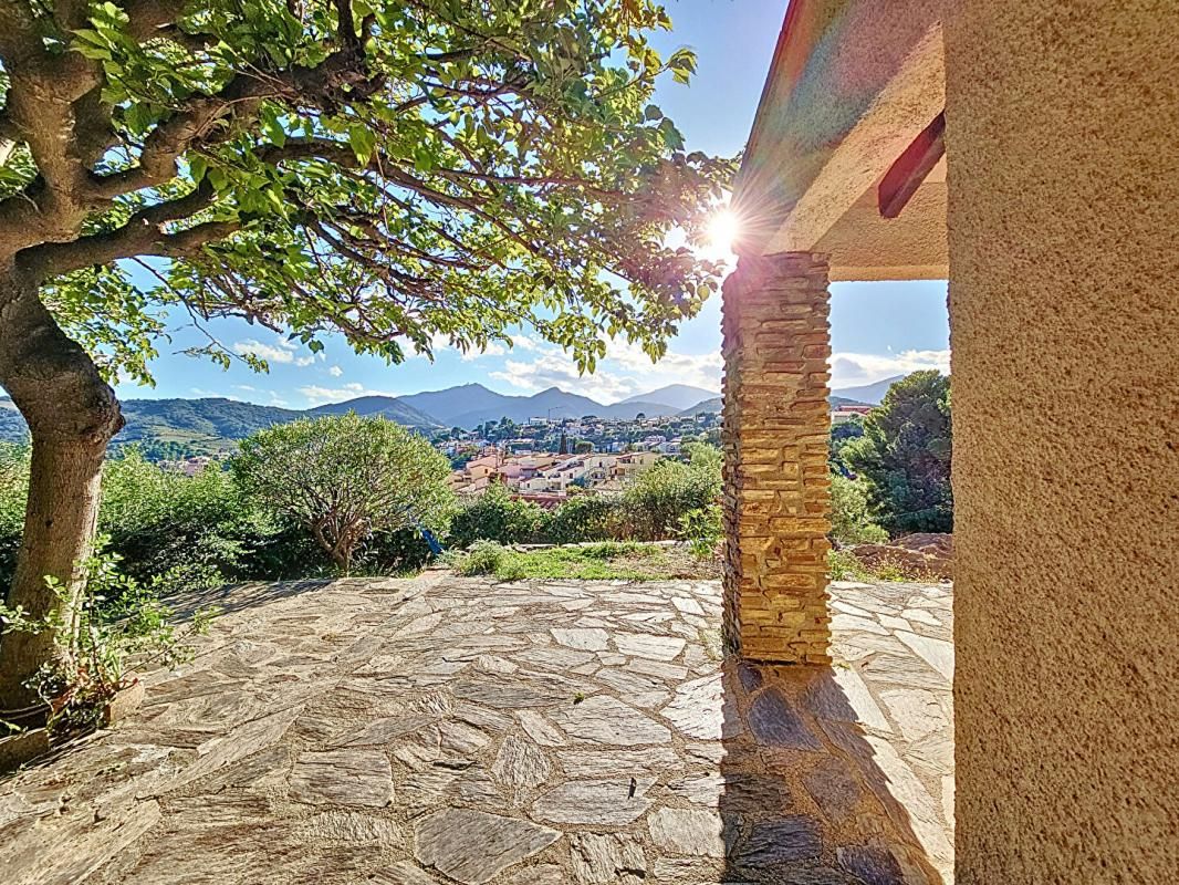 Villa Collioure T4 avec magnifique vue sur les montagnes