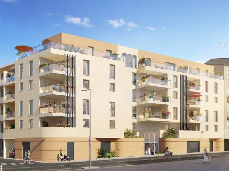BEZIERS Hérault 34410 BEZIERS. Appartement  T3, Balcon exposition Sud 2