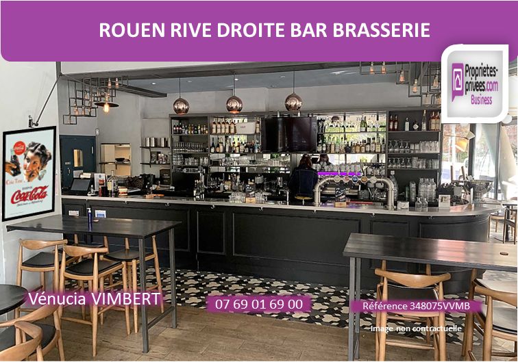 Rouen Rive droite -   Bar Brasserie Licence IV, avec Logement