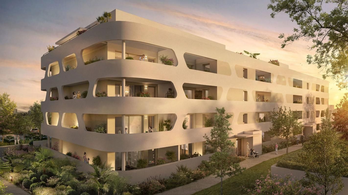 BEZIERS Hérault BEZIERS 34500. Appartement  T2 avec terrasse exposition Nord-ouest 1