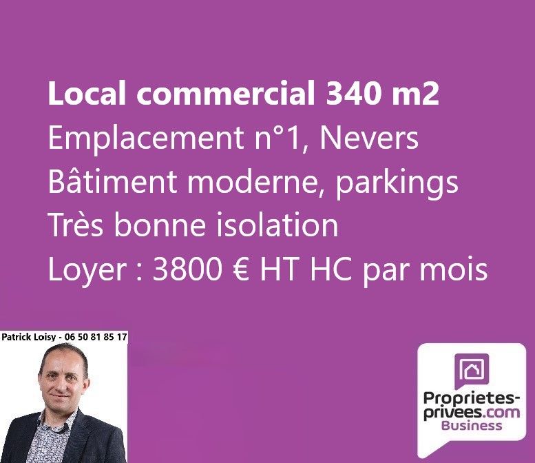 NEVERS NEVERS - LOCAL COMMERCIAL 340 M2 1