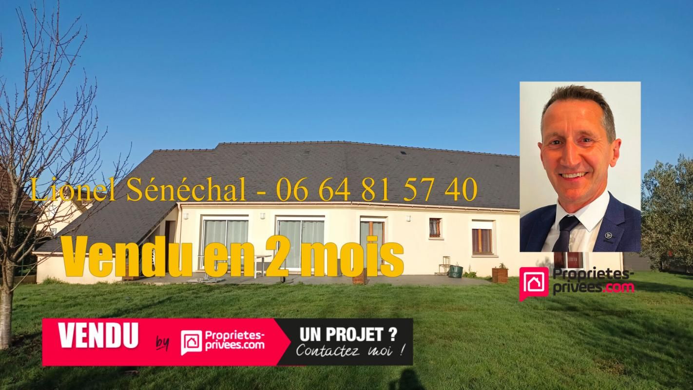 Maison de plain - pied 9 pièces 140 m2 à Beaumont sur Sarthe