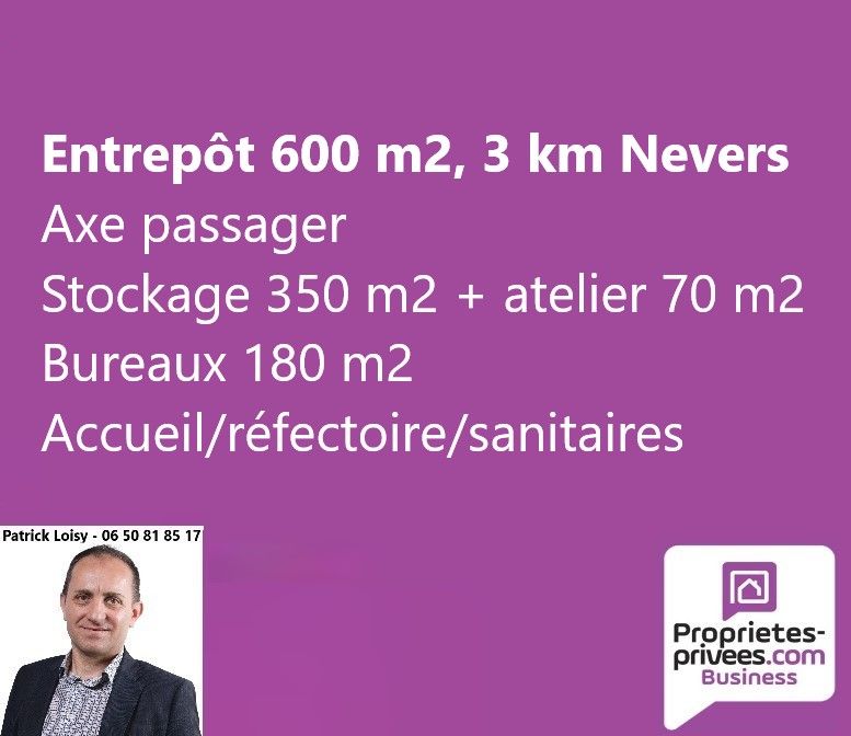 NEVERS SECTEUR NEVERS - ENTREPOT 600 M² 1