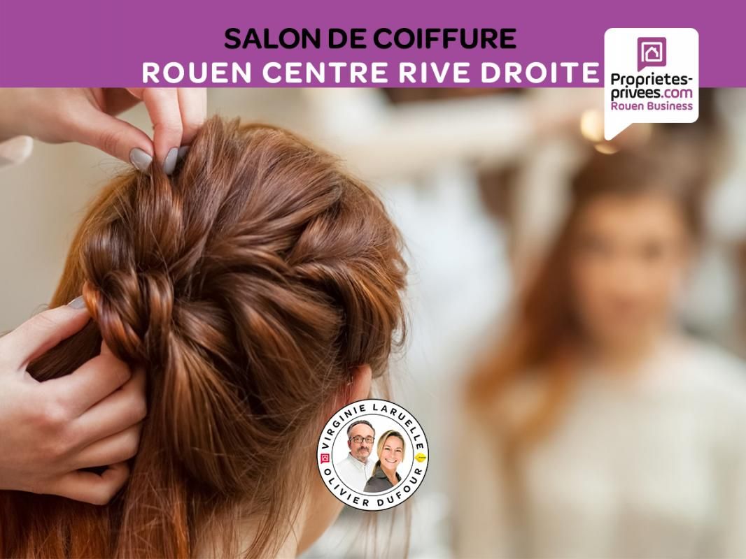 ROUEN Rouen centre rive droite - Superbe salon de coiffure mixte avec logement 1