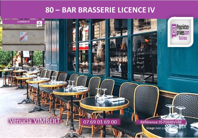 EXCLUSIVITE ABBEVILLE ! Bar Brasserie Licence IV Terrasse et Logement
