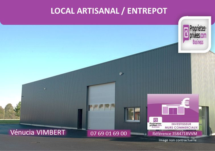 EXCLUSIVITE ! Local artisanal Entrepôt de 2.176 m²