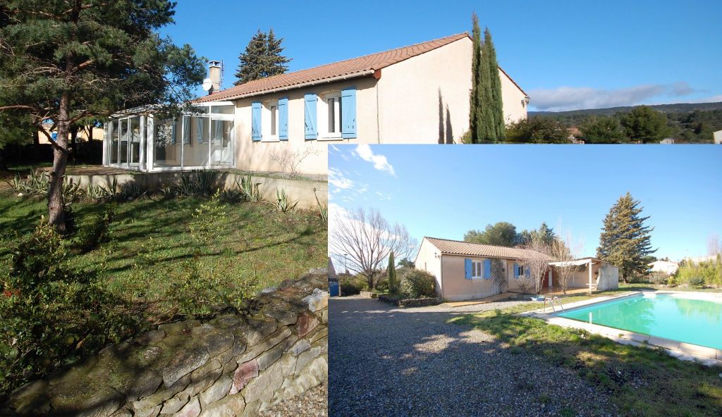 Villa plain-pied rénovée avec piscine sur 4000 m2