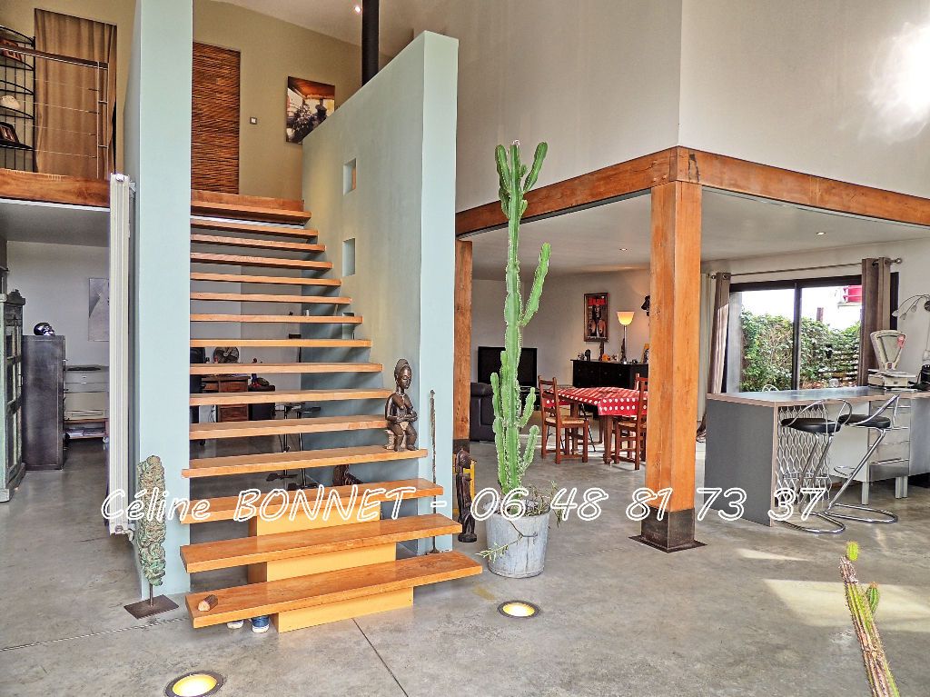 Loft 174m², 3 chambres, jardin