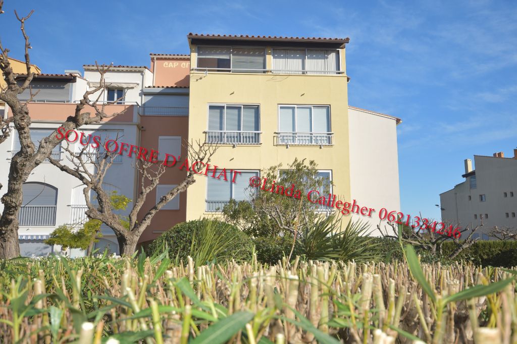 Studio bord de mer  plage du Môle Cap d'Agde 34300