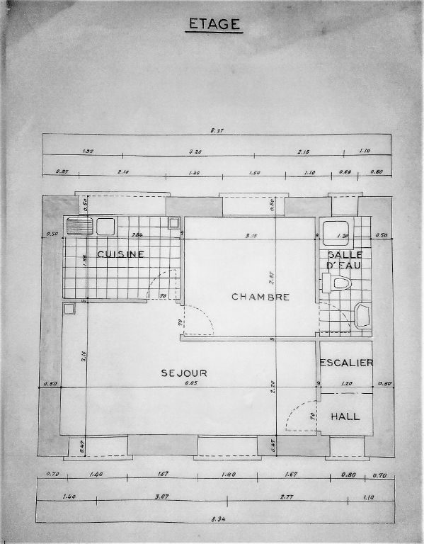 Appartement Seugy 2 pièce(s) 34 m2