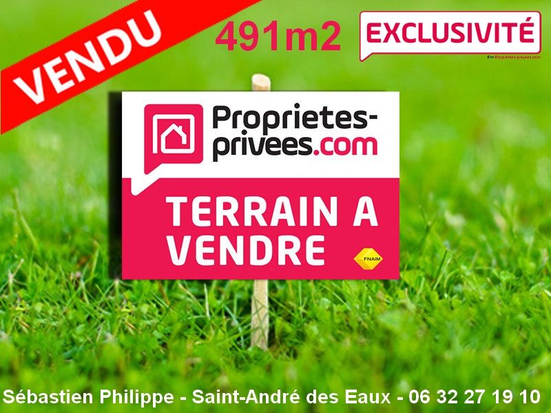 Terrain Saint Andre Des Eaux 491 m2