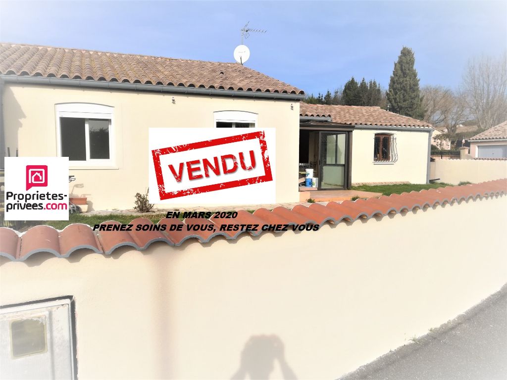 VENTE VILLA DE PLAIN PIED CAZOULE LES BEZIERS