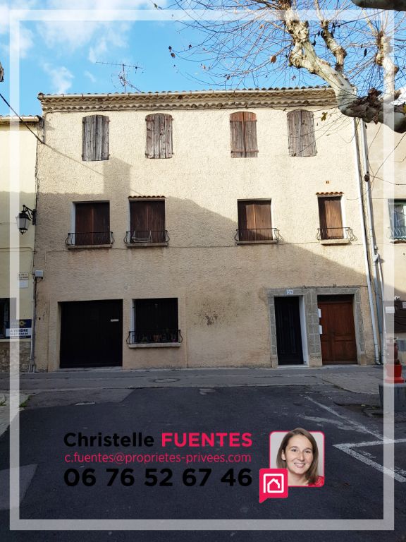 HERAULT - LOUPIAN - MAISON A RENOVER - R+3 130M2 + 25 M2 DE GARAGE - 160 000 FAI