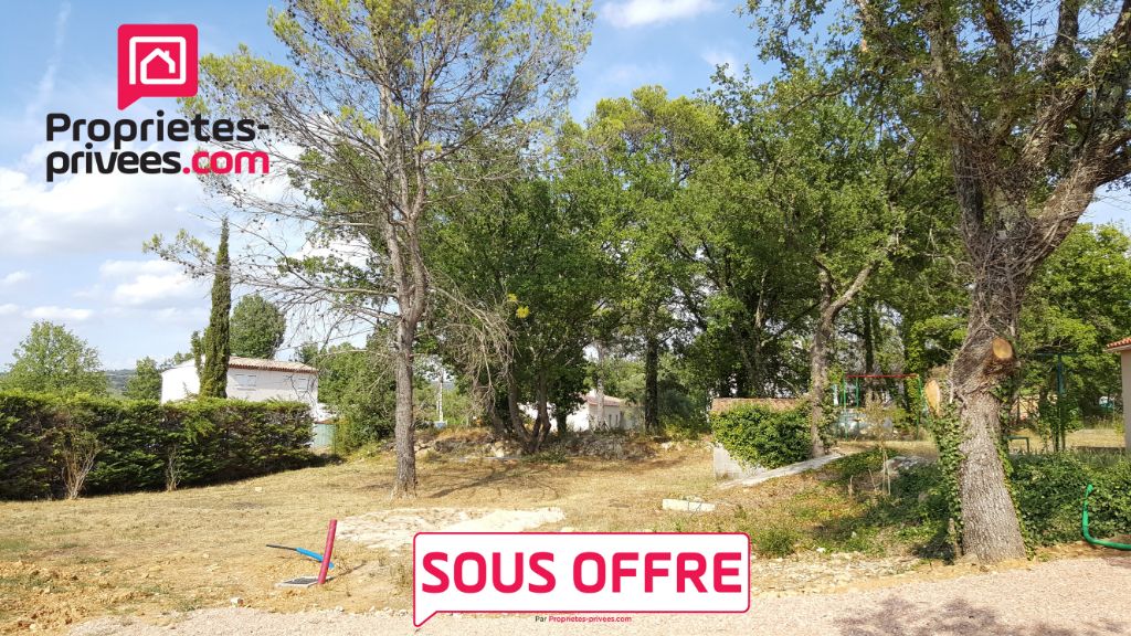 Terrain constructible viabilisé 861 m² Forcalqueiret Var