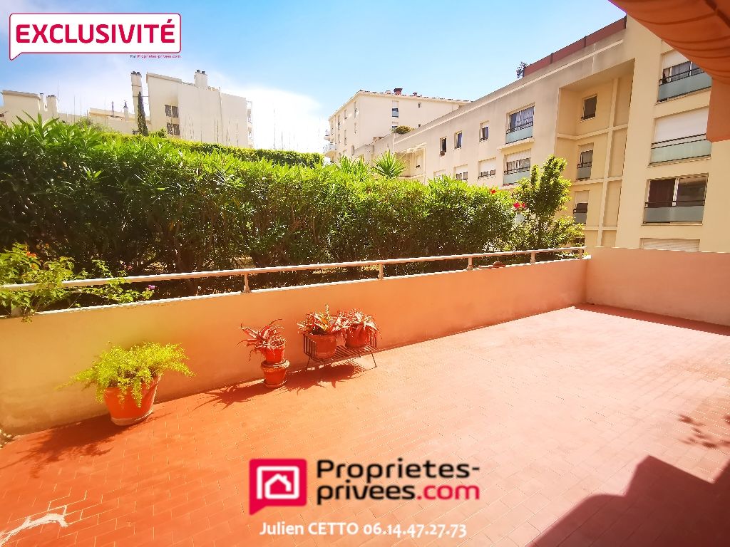 Toulon - Champs de mars- T4 avec ascenceur et belle terrasse sud, 2ch et bureau, cave et garage