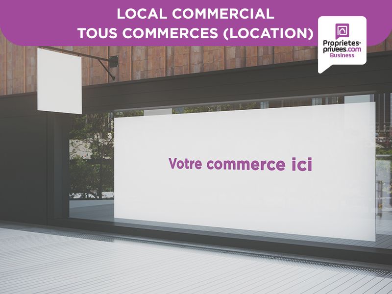 Local commercial avec vitrine 128 m²