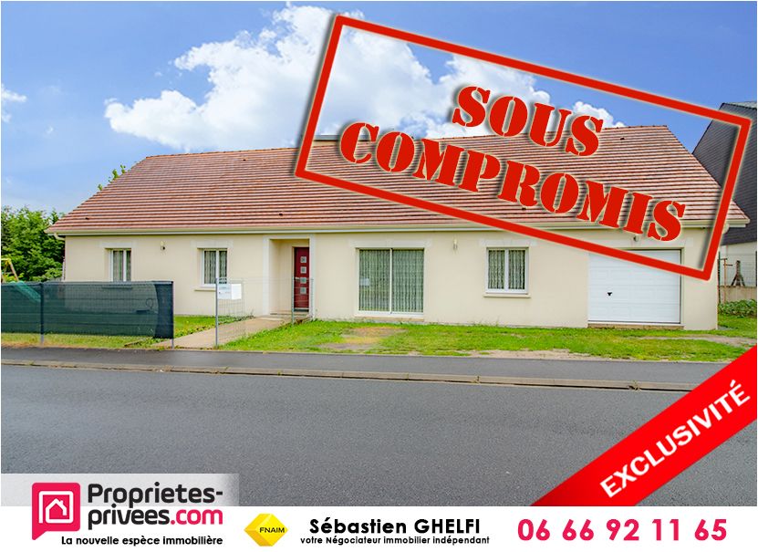 Romorantin centre-maison de plain pied-4 chambres-jardin
