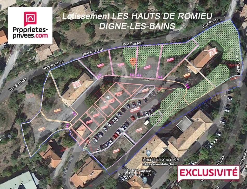 Terrain viabilisé  499 m2 Digne-les-Bains (04000)