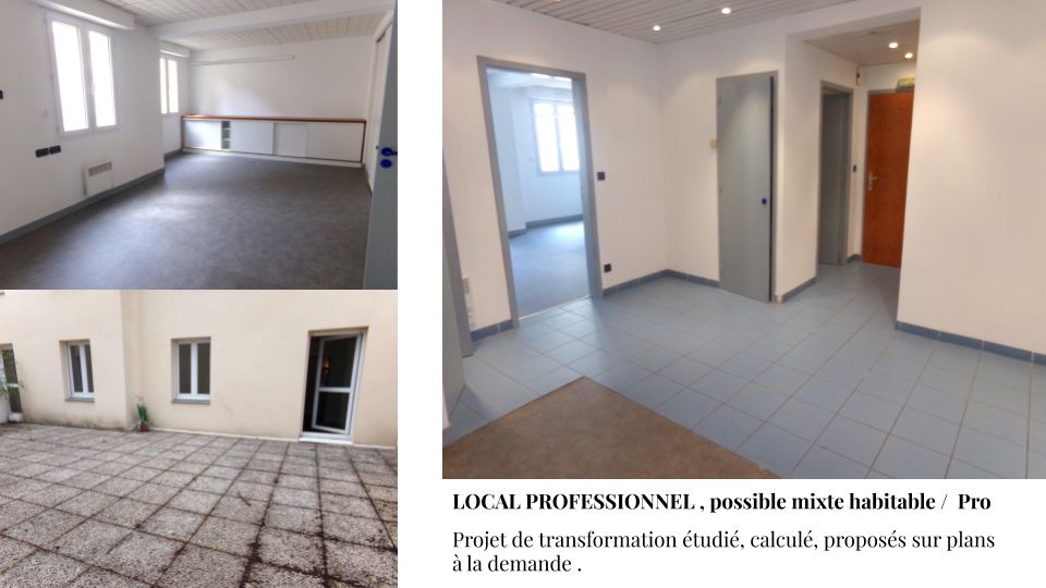 56700 HENNEBONT Local pro mixte habitable et gge 3P RDC 73 000 FAI