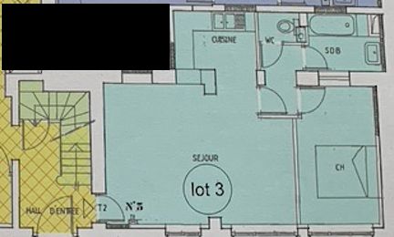 Appartement Roubaix 2 pièce(s) 49.13 m2