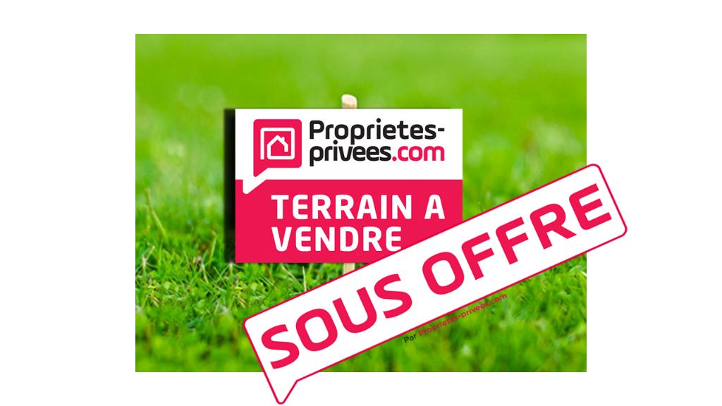 Terrain centre Laudun de 1046 m²