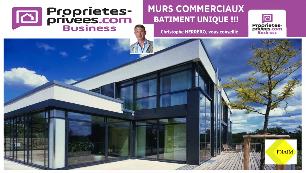 EXCLUSIVITE SECTEUR MONTPELLIER - Bâtiment Commercial 190 m2 sur 491 m2 de terrain