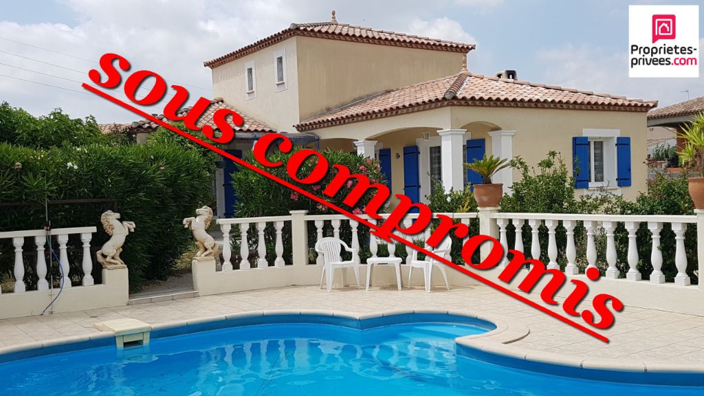 VILLA type 6 DE 125M² AVEC PISCINE/GARAGE sur 1000m² de terrain