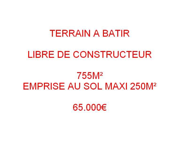 Terrain à bâtir, 755m², viabilisé, lot  N°8