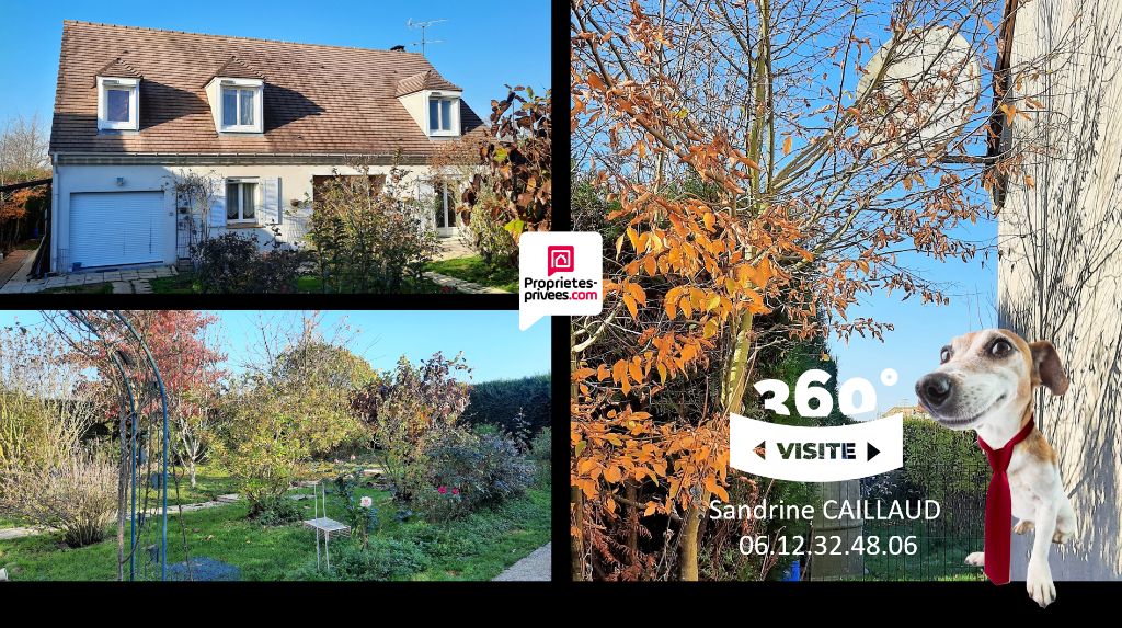 HOUDAN 78950- Maison traditionnelle et familiale - 4 chambres - bureau - séjour double - garage - terrain1027m²