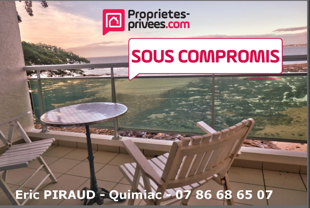 VUE MER et PLAGE direct - Appart. T2 de 37 m² avec balcon