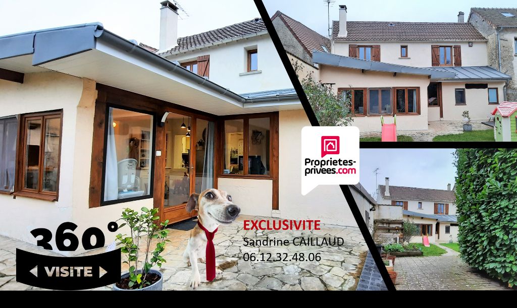 THOIRY (78770)  - Maison ancienne rénovée - 4 pièces - 2 chambres - garage - atelier - buanderie - terrain 430m² - 290000 Euros HAI