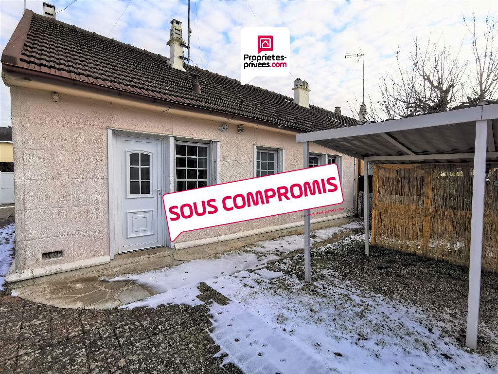 IVRY LA BATAILLE Maison plain pied 2 chambres 4 pièce(s) 60 m2 jardin 460 m2 155800 HAI