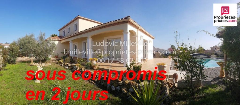 Villa Type 7 de 171m² 5 chambres avec piscine et garage