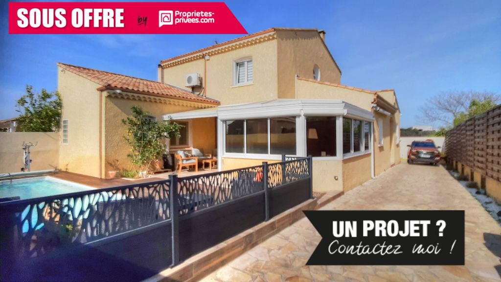 Maison familiale 5 chambres sur terrain de 480 m² avec Piscine