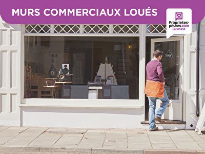 SECTEUR ARGENTAN - MURS COMMERCIAUX MIXTES LOUES -  LOCAL COMMERCIAL ET APPARTEMENT