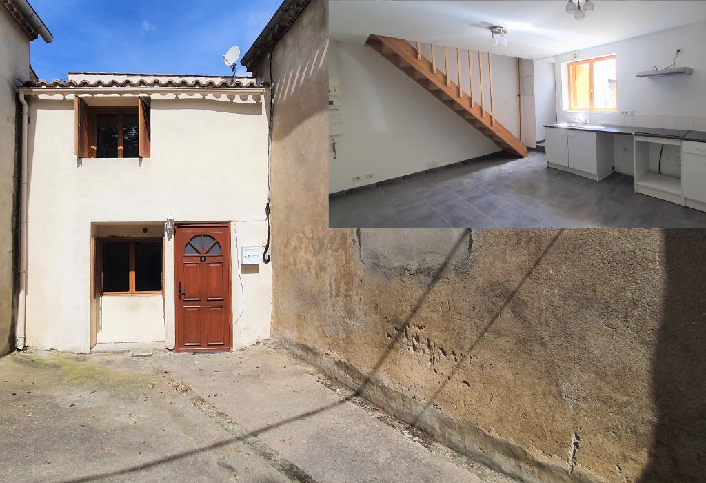 -Maison de village T3 - rénovée - avec petit extérieur
