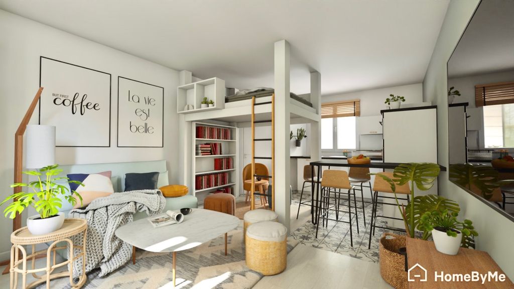 Appartement Paris 1 pièce(s) 29 m2