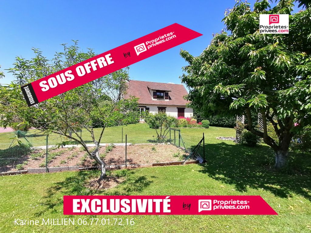 MUZY 27650 Maison individuelle - 1 étage - 4 chambres - Véranda - Sous sol - Terrain - 259 970 HAI