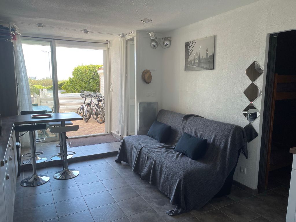 Appartement T2bis de 30 m2 en Rez de jardin, Narbonne Plage