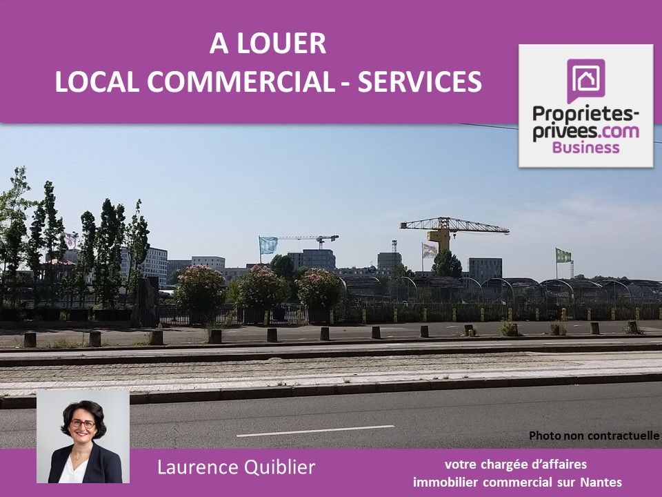44000 NANTES - VUE SUR LOIRE - LOCAL COMMERCIAL 120 m² grande vitrine