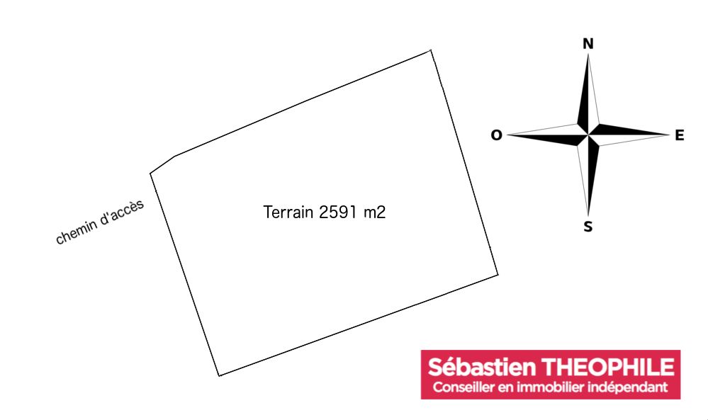 Terrain constructible à viabiliser