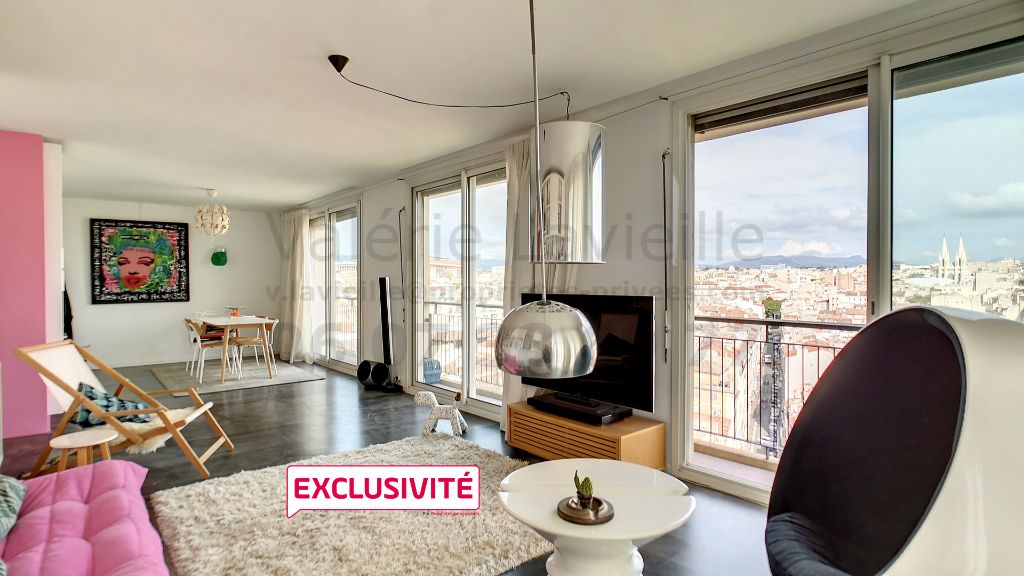 MARSEILLE (13001) Exclusivité - APPARTEMENT T3/4 - VUE IMPRENABLE